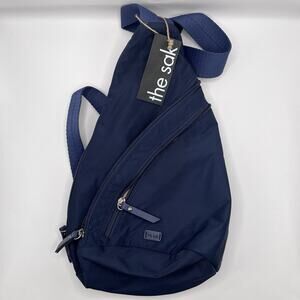 The Sak Esperato Medium Sling Backpack New With Tags Retail $99 Navy Blue